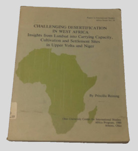 $80 Challenging Desertification West Africa Priscilla Reining 1980 Paperback