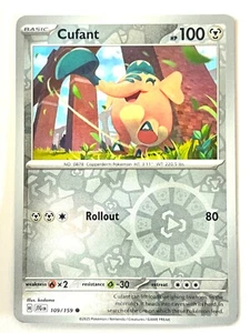 Cufant 109/159 Reverse Holo Journey Together Pokemon TCG Pack Fresh Near Mint NM - Picture 1 of 8