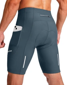 Men'S Bike Shorts 3D Padded Cycling Road Biking Mountain Riding Biker Bicycle UP - Picture 1 of 12