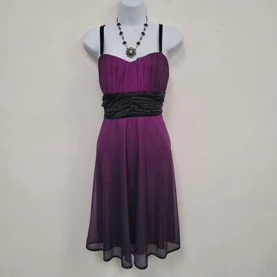 R & M Richards Womens Y2K Sparkle Dress Size 10 Fairy Hoco Whimsigoth Event - Image 1 of 4