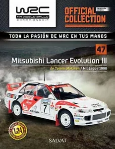 1:24 Mitsubishi Lancer Evolution III de Tommi Mäkinen - Mil Lagos, 1996 WRC Nº47 - Imagen 1 de 1