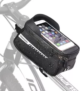 Borsa impermeabile da bicicletta con telaio anteriore, organizzatore di accessor - Foto 1 di 7