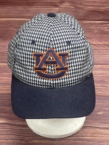 Vintage 1984 Auburn Tigers College Houndstooth Hat SnapBack Cap Kudzu RARE VTG!! - Picture 1 of 8
