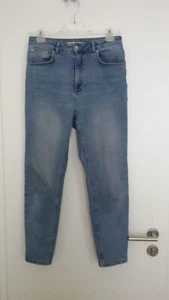 Jeans Mom Jeans high waist NA-KD 40 blau wie neu - Bild 1 von 4