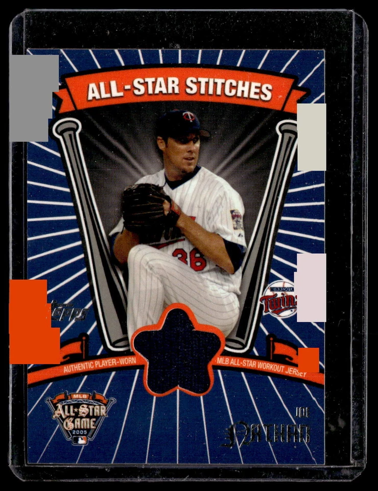 2005 Topps Updates & Highlights #ASR-JN Joe Nathan All-Star Stitches - Image 1 of 2