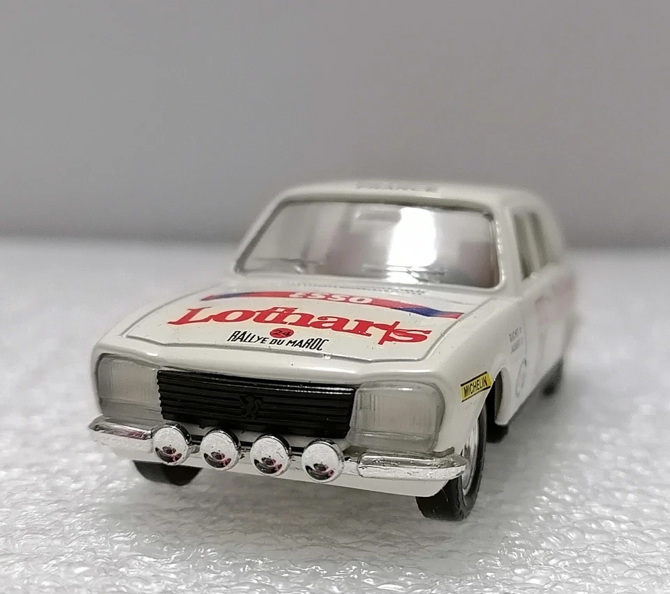 PEUGEOT 504 Rally - Modelo Vintage Escala 1:43, Solido 50 Hecho en Francia 1978 Foto 1 de 4