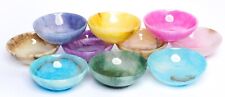 Natural Handmade Onyx Bowls with Color Shades, Diameter: 4", Height: 1.5"