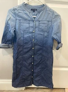 Tommy Hilfiger Girls Size 10 Denim Dress With Belt Loops - Picture 1 of 1