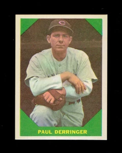 1960 Fleer43 Paul Derringer.  EXMT/NM & well centered.  (TX5164). - Picture 1 of 2