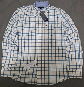 Tommy Hilfiger Small Longsleeve Button Up Collared Shirt Polo Calvin Klein Gap - Picture 1 of 5