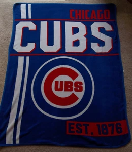 Chicago Cubs Plüsch 60 "x 48" Wohndecke Northwest Co. MLB weich kuschelig - Bild 1 von 6