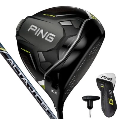 NEW PING Left Handed G430 MAX 10K Driver 1W Loft 10.5 Degrees ALTA J CB BLACK SR - Image 1 of 4