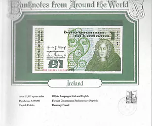 World Banknotes Ireland 10-07-1984 1 pound UNC P 70c UNC Low DKI 003013 - Picture 1 of 2