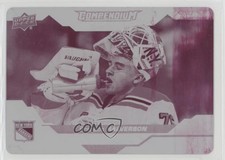 2018 Upper Deck Compendium Printing Plate Magenta 1/1 Brandon Halverson #272 a3q