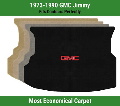 Alfombra de carga Lloyd Velourtex para GMC Jimmy 1973-1990 con logotipo rojo GMC 1 Foto 1 de 4