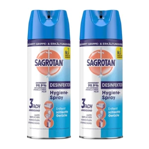 2x SAGROTAN® DESINFEKTION Desinfektionsspray Hygienespray Oberflächen 400 ml - Bild 1 von 3