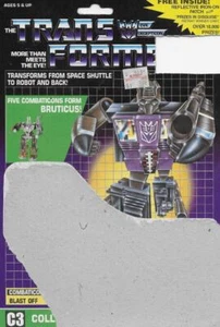 Transformers Original G1 1986 Combaticon Blast Off Card Back w/ Tech Spec - Picture 1 of 2