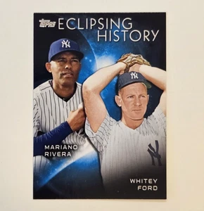 2015 TOPPS ECLIPSING HISTORY, BASEBALL, FORD/ RIVERA, #EH-6, YANKEES, NRMT, FS - Picture 1 of 2