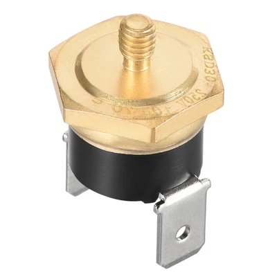 KSD301 Thermostat Copper M4 Bimetallic Temperature Control Switch 70°c N.C 10A - Image 1 of 3