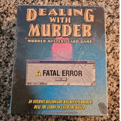 Juego de cartas misterio asesinato Dealing with Murder "Fatal Error" - NUEVO Foto 1 de 4