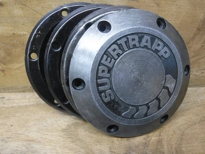 Vintage 1980s SuperTrapp Muffler End Cap Assy 8 Diffuser Discs 3-3/4" Super Tra - Image 1 of 4