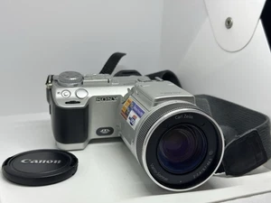 Sony Cyber-Shot DSC-F717 5MP Digital Camera w/10x Zoom Silver W/Case Tested - Picture 1 of 8
