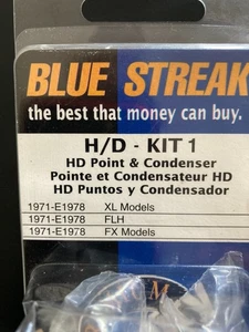 BLUE STREAK Harley Points & Condenser - Picture 1 of 3