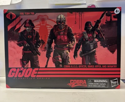 GI Joe Classified # 110 Cobra HISS Fire Team 788 - Juego de 3 figuras - sellado Foto 1 de 4