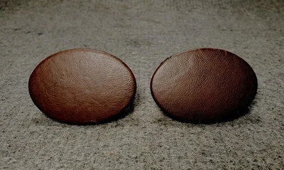 2005-2011 Mercedes R171 SLK280 Interior Pull Handle Oval Cover Trim Brown OEM - Image 1 of 4