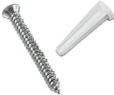 6-Pack White Screws & Anchors - 80-88DP WH — 第 1/1 张图片