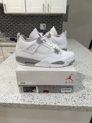 Tênis Air Jordan 4 Retro 'White Oreo' Masculino Tamanho 13 NOVO CT8527-100 - Imagem 1 de 4