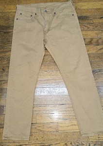 Jeans Levi's Uomo 502 Taper Fit Marrone Taglia 32x30 - Foto 1 di 7