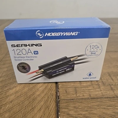 Hobbywing Seaking 120A ESC Water Cooling ESC for RC Boats Speed Catamaran Yacht - Image 1 of 2