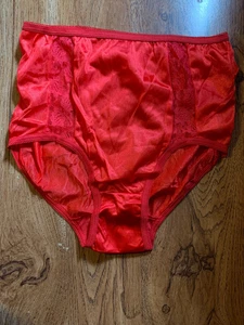 2 Paar 100% Nylon Höschen glänzendes Nylon 7/L rosa & nachthemd Größe 36 - Bild 1 von 17