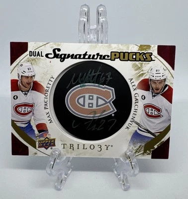 Discos exclusivos UD Trilogy 2015-16 dobles #SP2PG Max Pacioretty/Alex Galchenyuk Foto 1 de 2