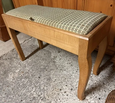 Vintage Music Stool - Image 1 of 4