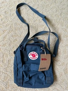 Fjallraven Kanken Sling Bag Small 8x6" Crossbody Mini Shoulder Bag NWT Navy Blue - Picture 1 of 2