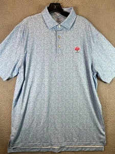 Peter Millar Shirt Herren Large Polo Sommer Komfort Cocktail Alkohol Getränke AOP - Bild 1 von 10