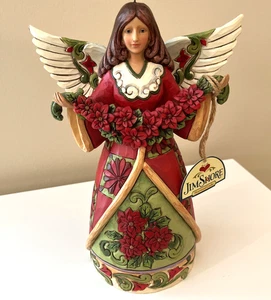 Jim Shore Heartwood Creek Angel Figure "Christmas Beauty" w/Halo & Original Tag - Picture 1 of 7