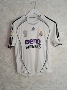 2006 2007 Real Madrid Adidas Fußball Home Shirt Fußball Trikot Gr. M Kinder - Bild 1 von 23