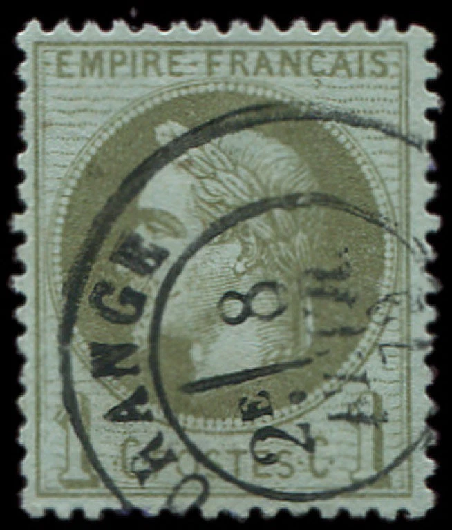 86 VAUCLUSE Timbre Classique N°25 cad T17 ORANGE 2/2/72 - Photo 1/1