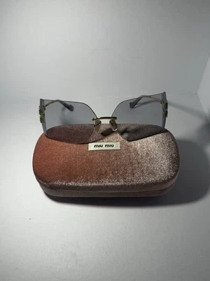 Gafas de sol Miu Miu azul claro 54YS Runway  Foto 1 de 4