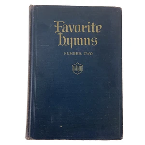 Vintage Favorite Hymns Number Two 1942 Hardcover Song Book Good - Picture 1 of 10