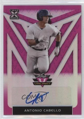 2020 Leaf Valiant Pink Prismatic /15 Antonio Cabello #BA-AC1 Auto - Image 1 of 2