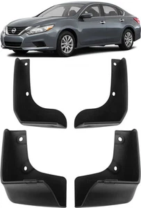 Genuine Front & Rear Molded Splash Guards Mud Flaps For 2013-2018 Nissan Altima - Picture 1 of 11