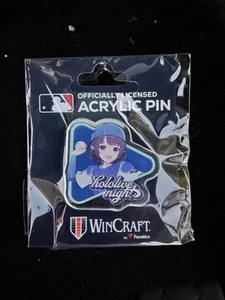 In Hand 2025 LA Dodgers Hololive Acrylic Pin Ninomae Ina’Nis - Picture 1 of 2