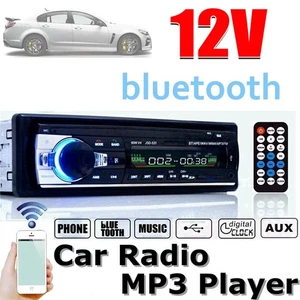 JSD-520 12V Stereo bluetooth FM Radio MP3 Audio Player USB/SD Port Car Radio - Picture 1 of 12