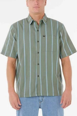 Rip Curl Classic Surf Stripe Short Sleeve Shirt - RRP 79.99 - FREE POST - Image 1 of 3
