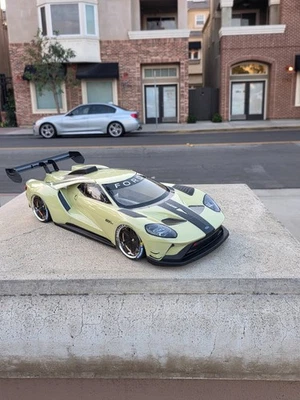 1/10 Custom Paint FORD GT 4Tec-2 RDS HPI DC10 MST TT02 YD2 JDM Body Only - Image 1 of 4