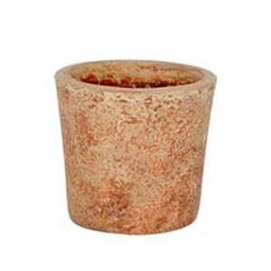 Terracotta 17cm Pot Plant/Flower Container Home/Garden Decor Aged Mixed - Picture 1 of 3
